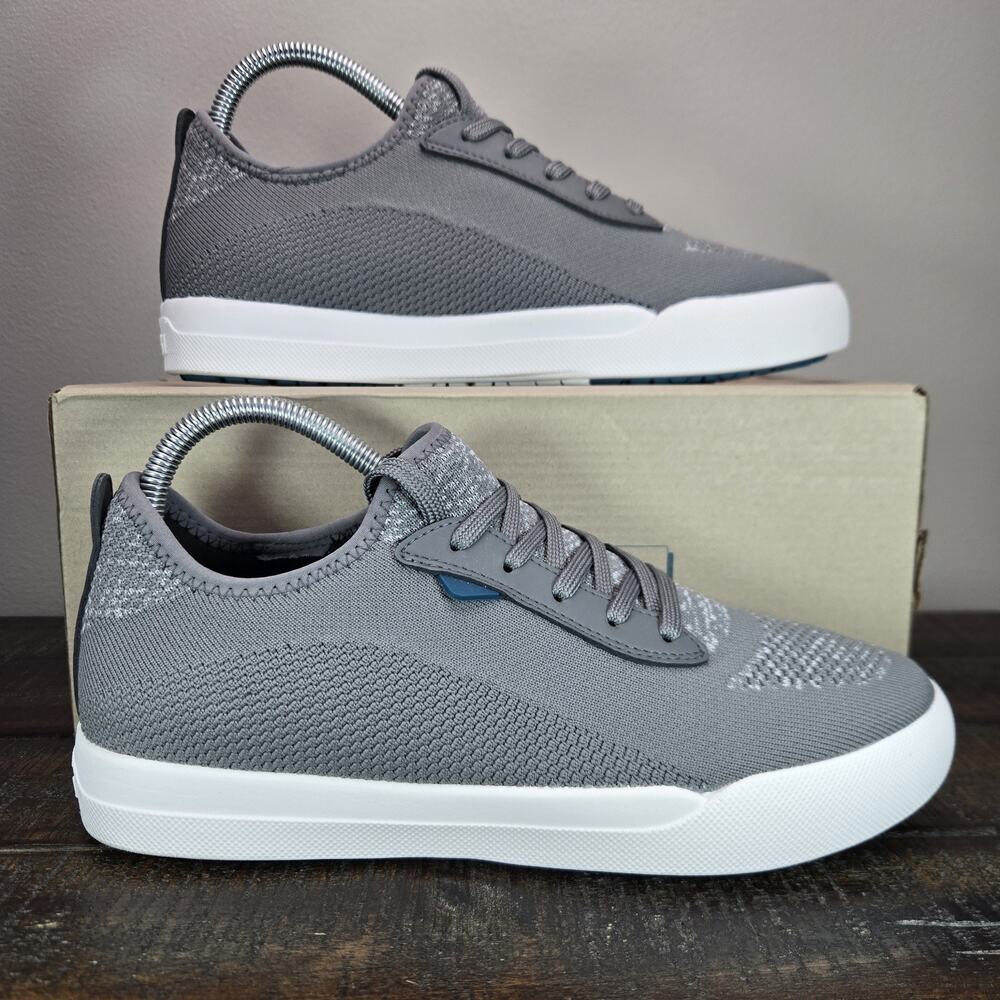 Vessi Weekend 1.5 Sneaker Womens Size 9 Waterproof Shoes Concrete Gray White